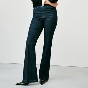 Spanx SPANXshape Original EveryWear High Rise TummyTamer Flare Jeans, Indigo, S